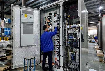 KENK EU Hospital Microgrid with site battery cabinets and hybrid inverters